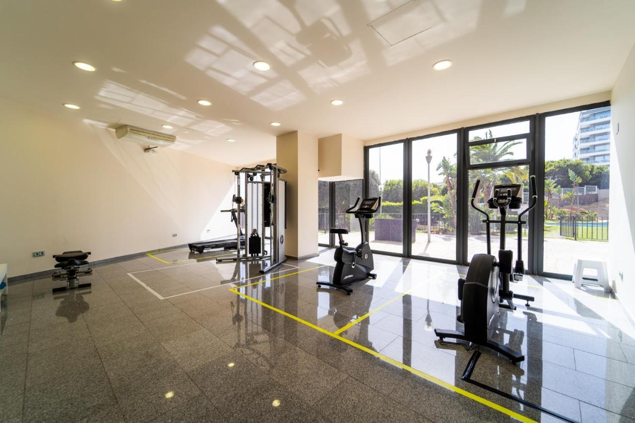 Primera Linea De Mar Con Piscina, Gimnasio Y Parking 2 Hab Y 2 Banos Villajoyosa Dış mekan fotoğraf